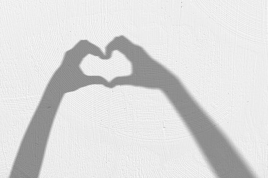 shadow hearts hands self love