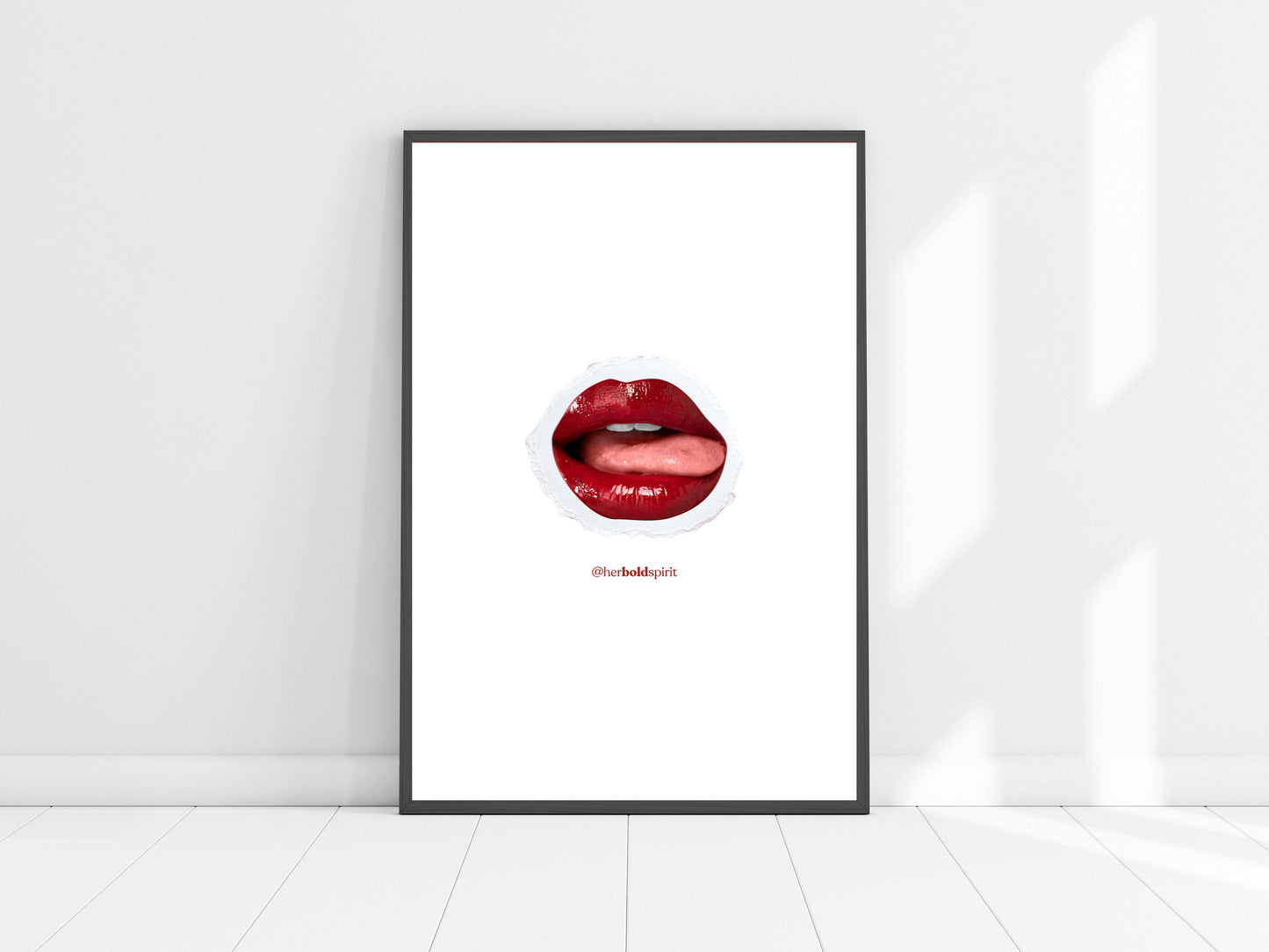 Poster lips