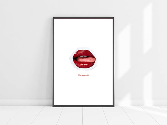 Poster lips